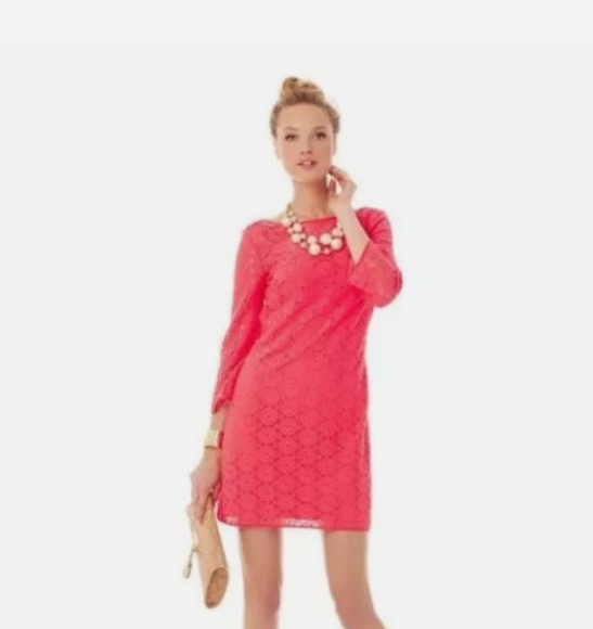 Lilly Pulitzer Dresses & Skirts - Lilly Pulitzer Topanga Lace Tunic Dress Size Small
